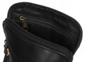 Luxusná kožena 1113-NDM kabelka BLACK