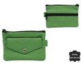 Kľúčenková peňaženka v zelenej farbe