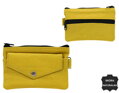 Peňaženka na kľúče v žltej farbe